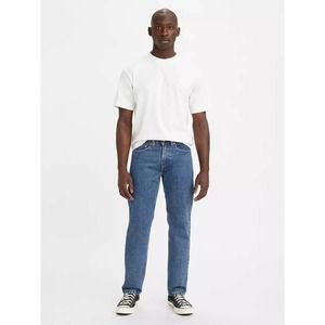 Levi's 505 REGULAR FIT MEN'S JEANS Medium Stonewash Non‎ Stretch Size 44 x 32